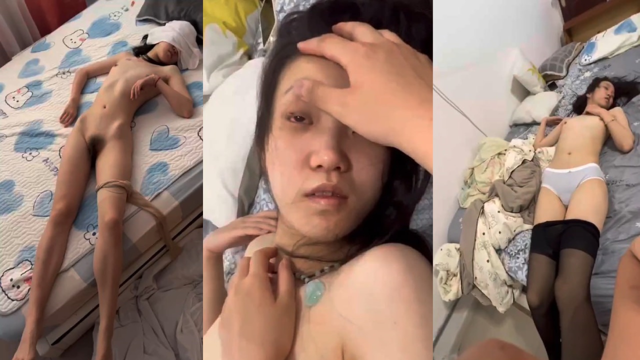 绝美空姐被吊起来捆绑迷奸